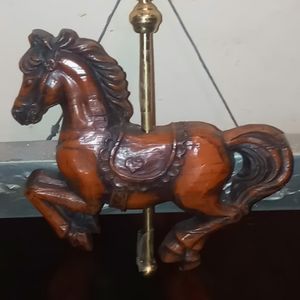 CARVED CAROUSEL HORSE